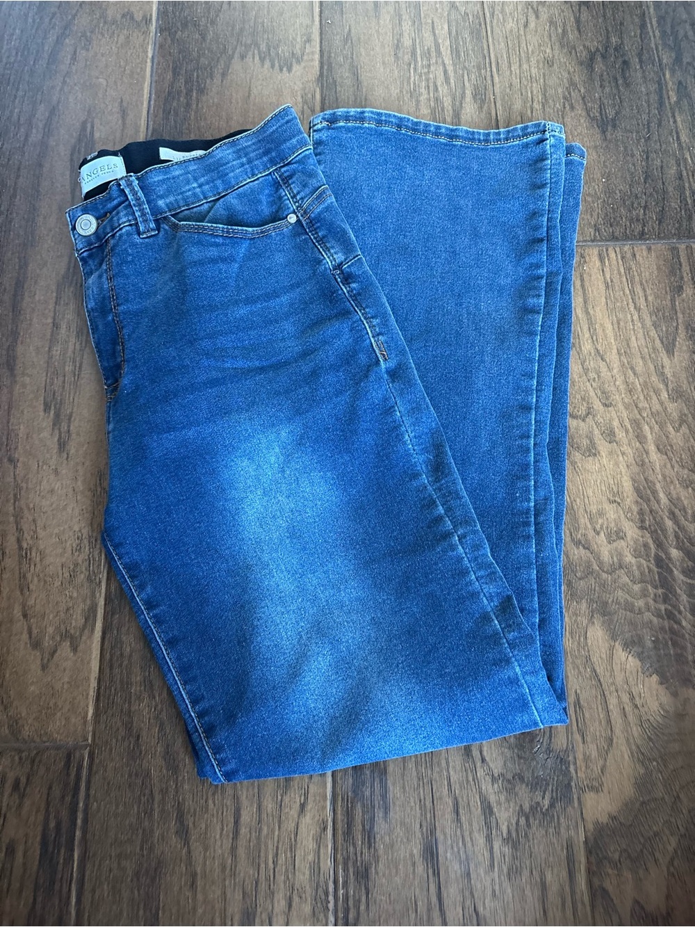 Angels Medium Blue Bootcut Stretch Jeans